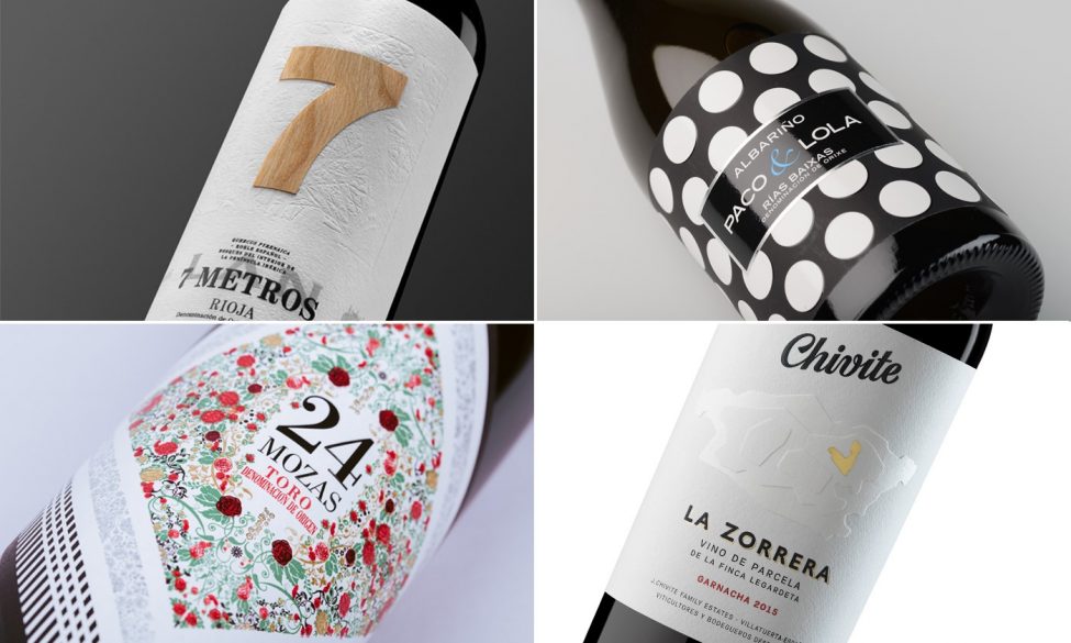 Diseñadores de prestigio de etiquetas de vino