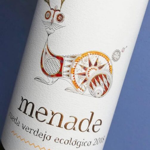 Impresión de etiqueta de vino Menade Verdejo