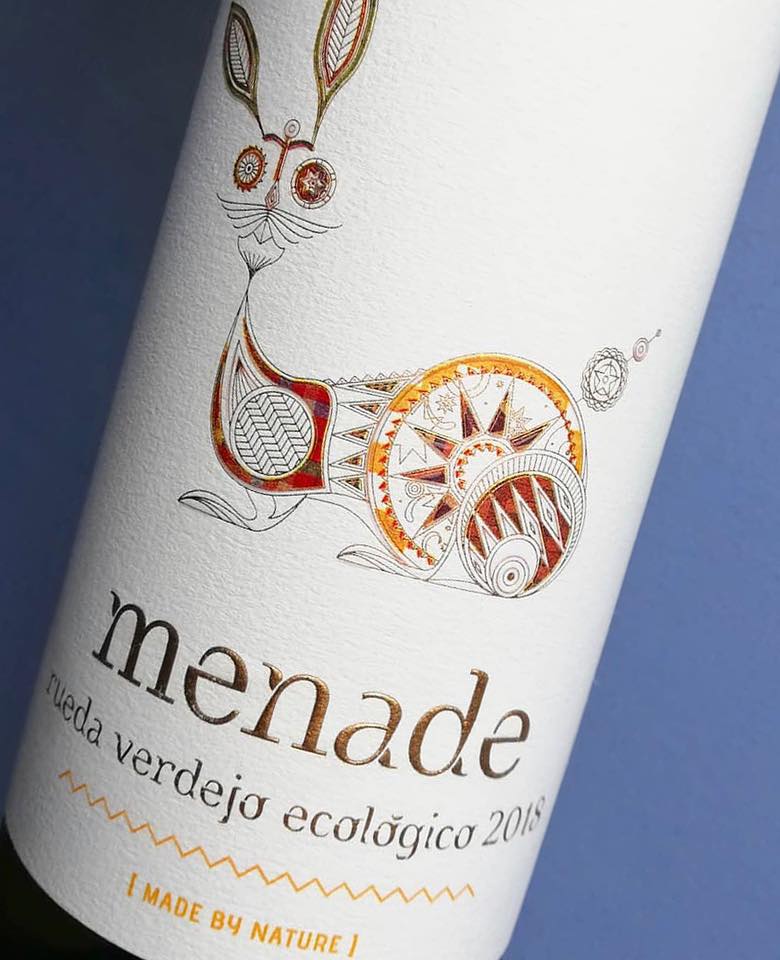 Impresión de etiqueta de vino Menade Verdejo