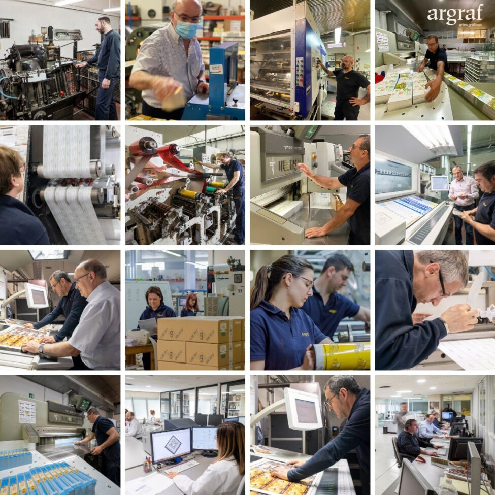 Impresión de etiquetas Equipo Grupo Argraf 