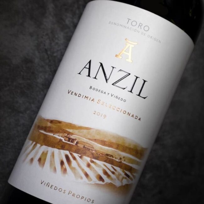 Impresión de etiqueta de vino Anzil