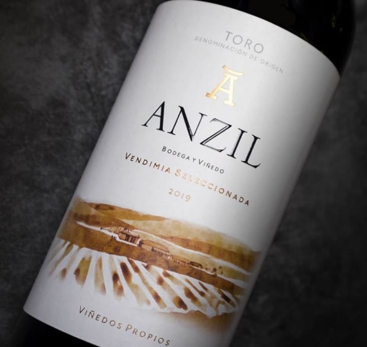 Impresión de etiqueta de vino Anzil