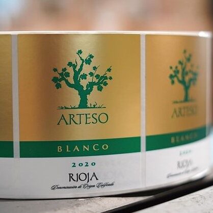 Impresión de etiqueta de vino Arteso