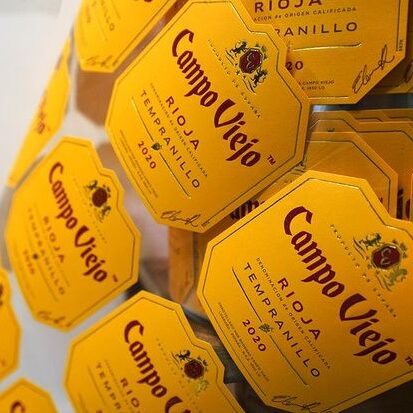 Impresión etiqueta para vino Campo Viejo