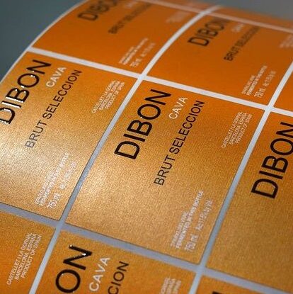 Impresión de etiqueta de vino Dibon