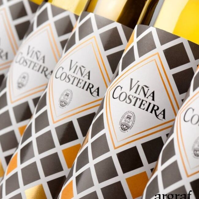 Impresión de etiqueta de vino Viña Costeira