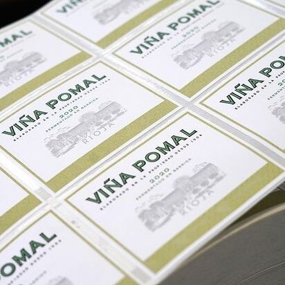 Impresión etiqueta para vino Viña Pomal