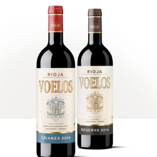 Impresión de etiqueta de vino Voelos
