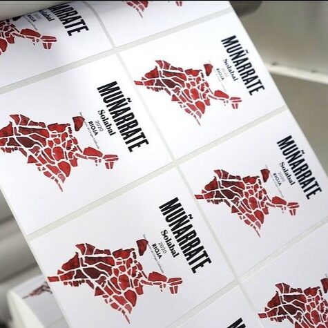 Impresión de etiqueta de vino Muñarrate