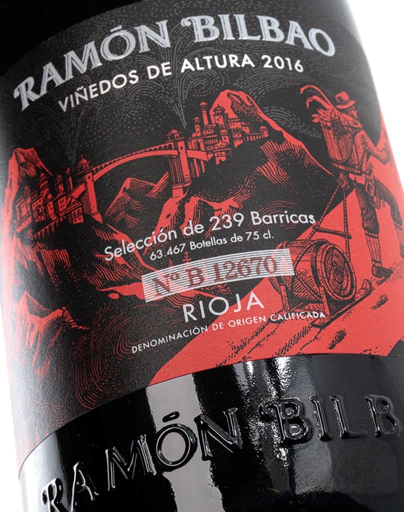 Etiquetas de vino - Ramón Bilbao