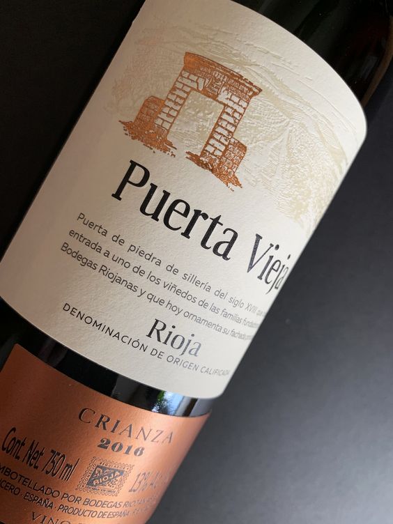 Impresión de etiquetas de vino Puerta Vieja