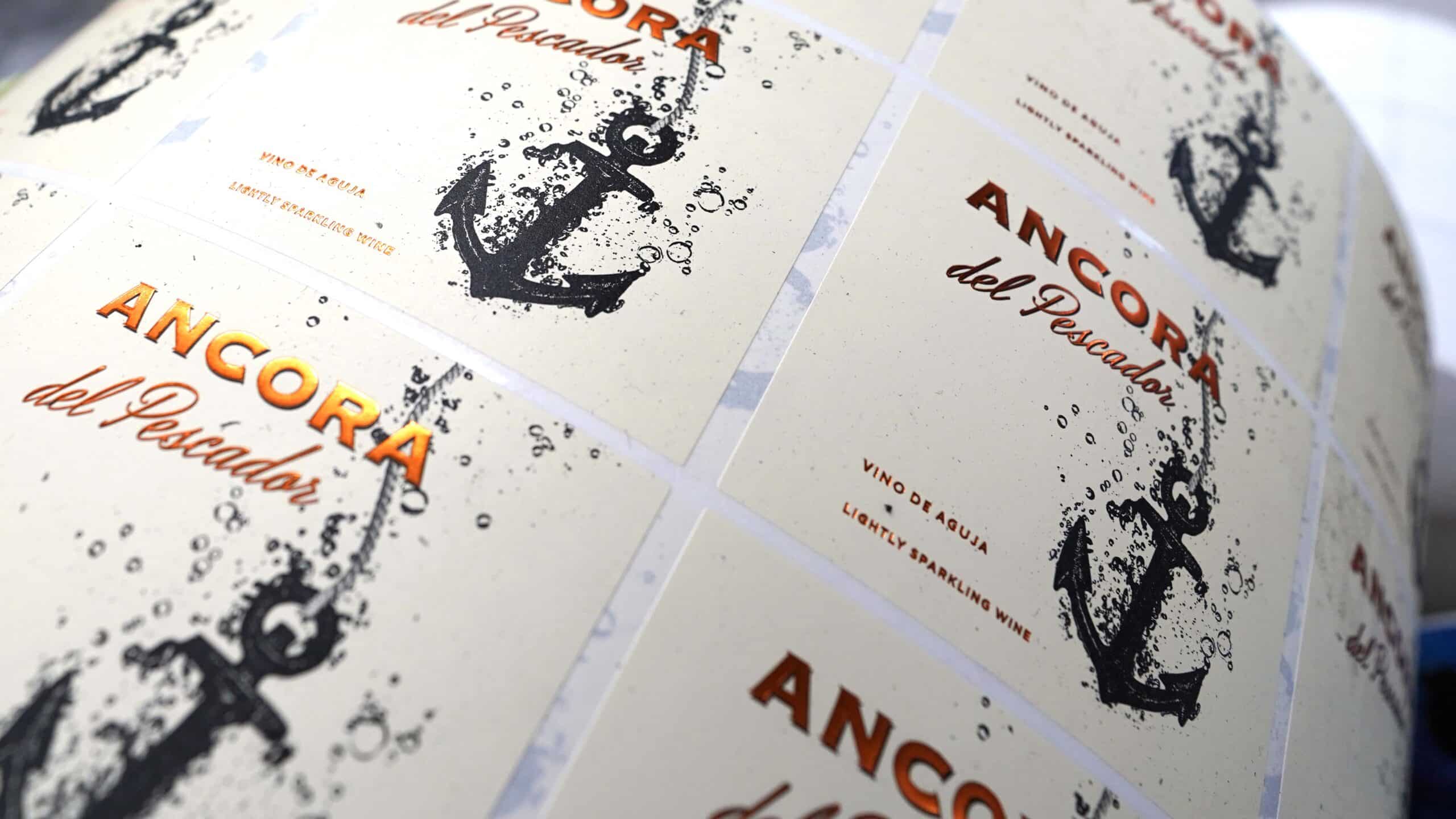 Grupo ARGRAF impresión de etiquetas Blanc pescador