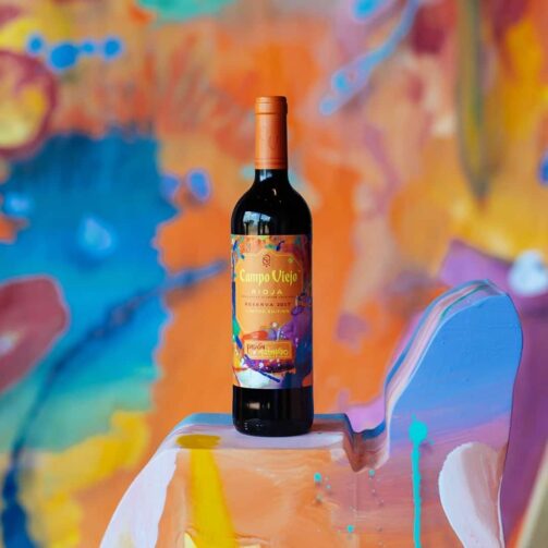 Impresión de etiqueta para la botella de vino Pasión de Bodegas Campoviejo