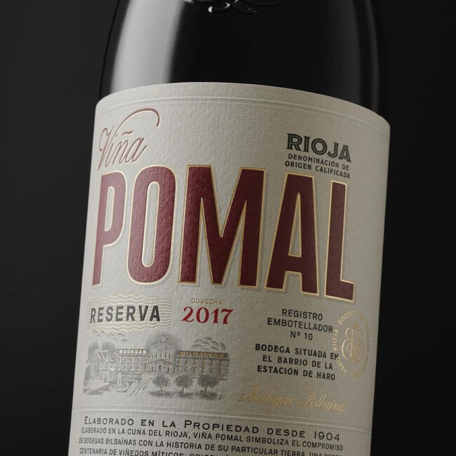 Impresión de etiqueta de vino Viña Pomal 04