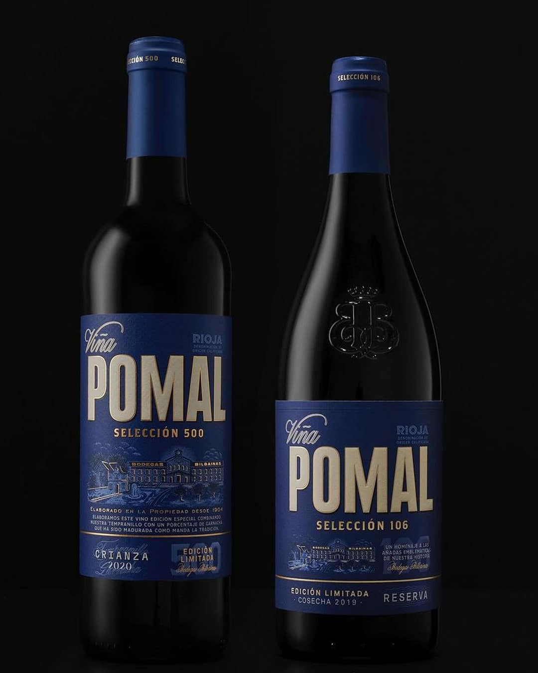 Impresión de etiqueta de vino Viña Pomal 01