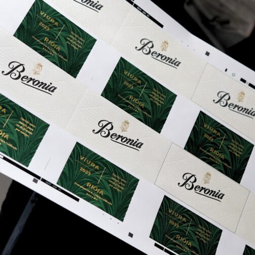 Etiqueta para vino Beronia Viura
