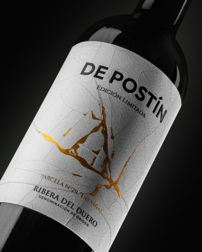 Etiqueta de vino De Postín